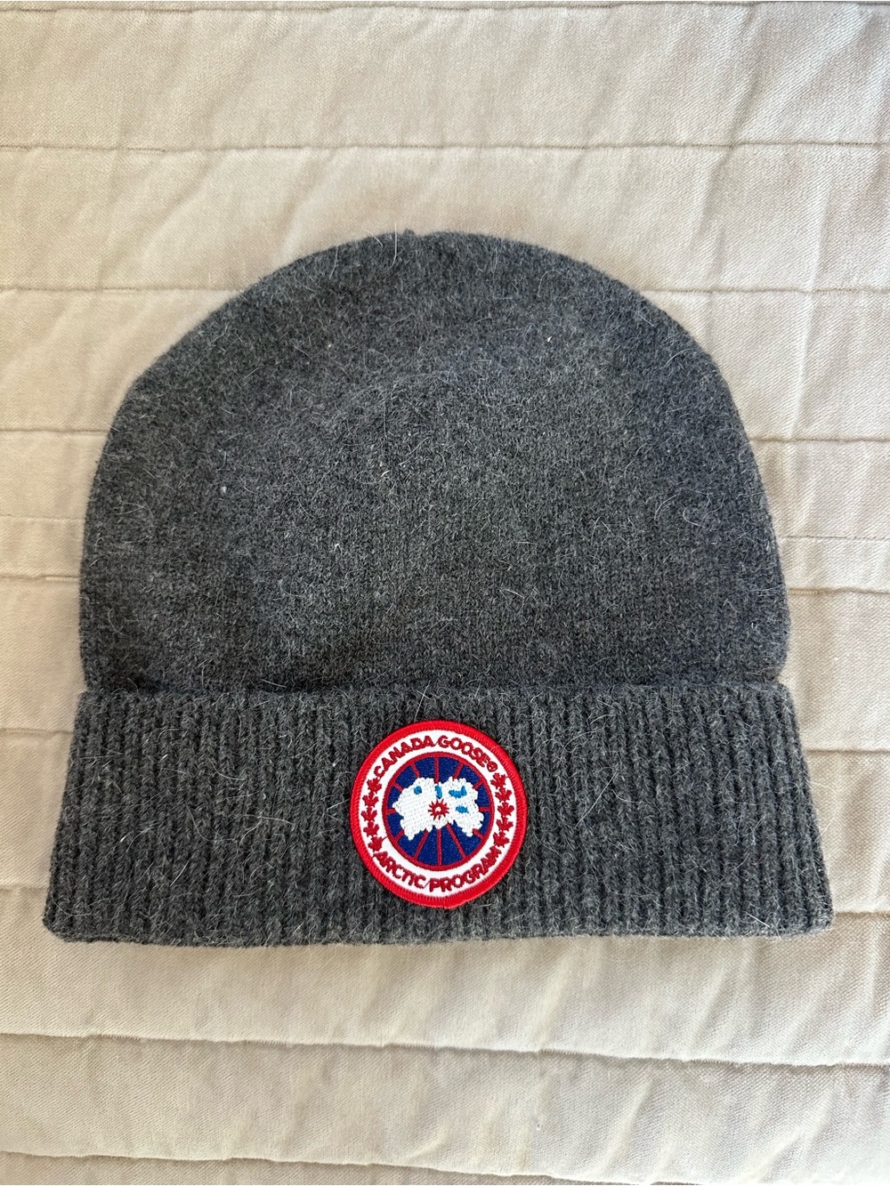 Canada Goose Dark Charcoal Knit Beanie